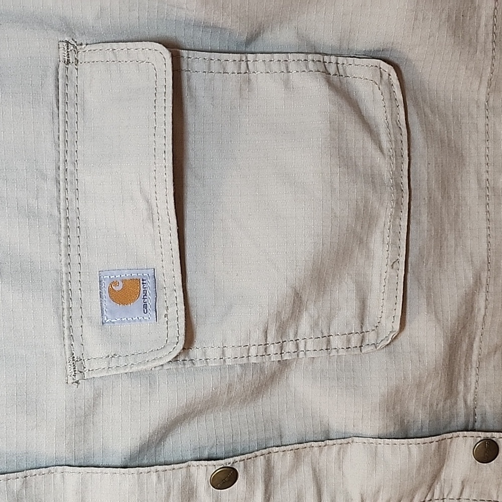 Carhartt Smithville Women's Tan Utility Jacket Size 2X - Picture 6 of 16